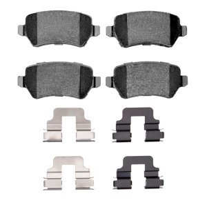 Chevrolet ASTRA Brake Pads - Rear - R1 Concepts - Semi Met - `02-`08